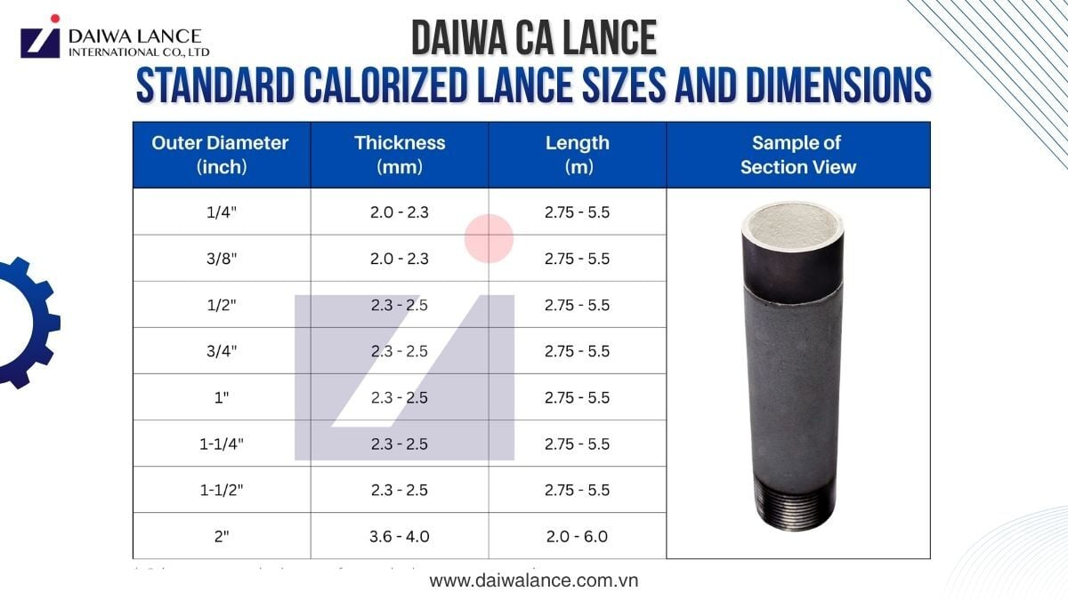 daiwa-ca-lance-standard-calorized-lance-sizes-and-dimensions