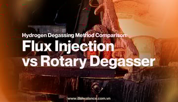 Comparing Hydrogen Degassing Method: Flux Injection vs Rotary Degasser