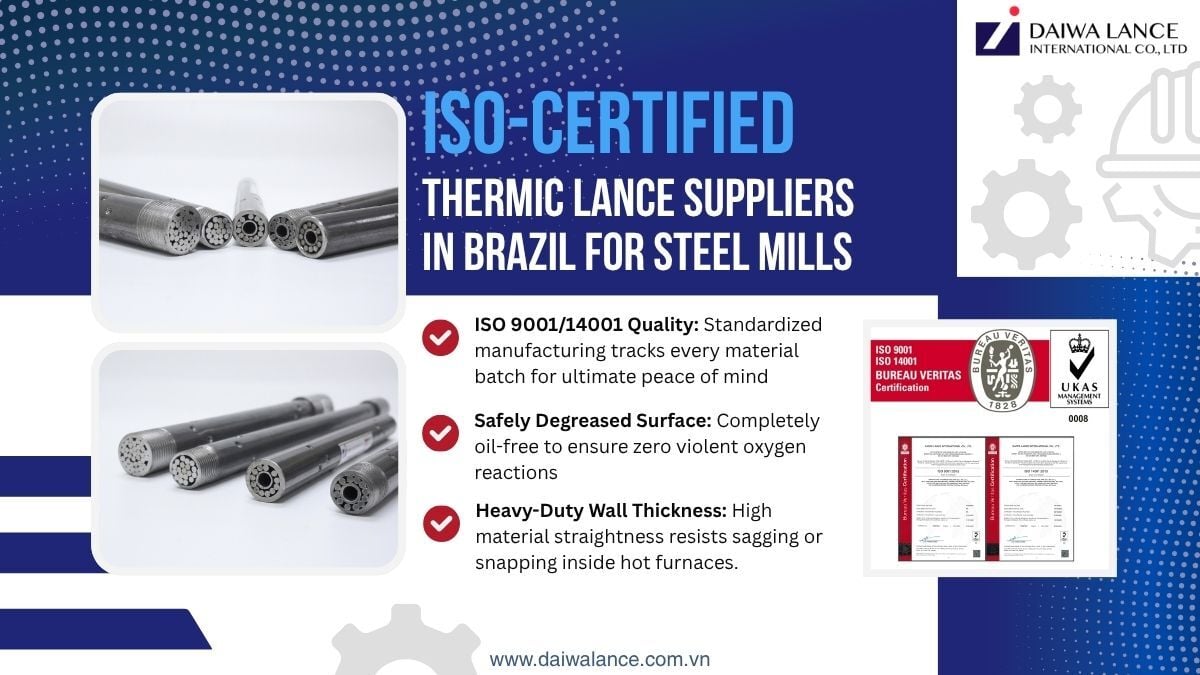 iso-certified-thermic-lance-suppliers-in-brazil-for-steel-mills
