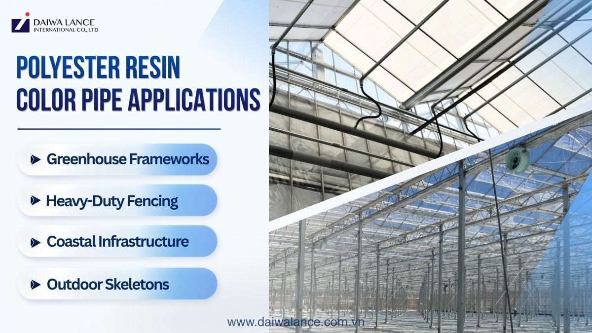 polyester-resin-color-pipe-applications