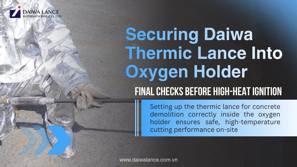 preparing-thermic-lance-for-concrete-demolition-oxygen-ignition
