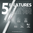 5 Resistant Features of Daiwa Color Pipe