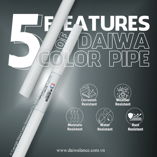 5 FEATURES OF DAIWA COLOR PIPE - GREY