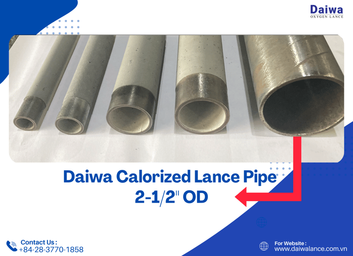 Daiwa Calorized Lance Pipes - 2 12  OD