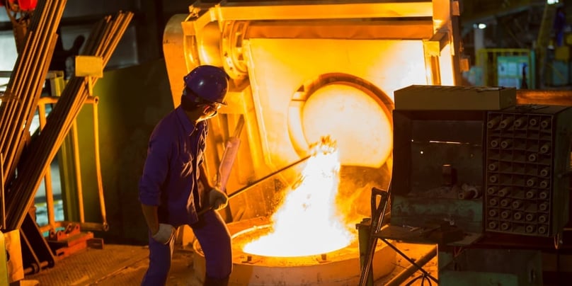 Open tap hole of blast furnace