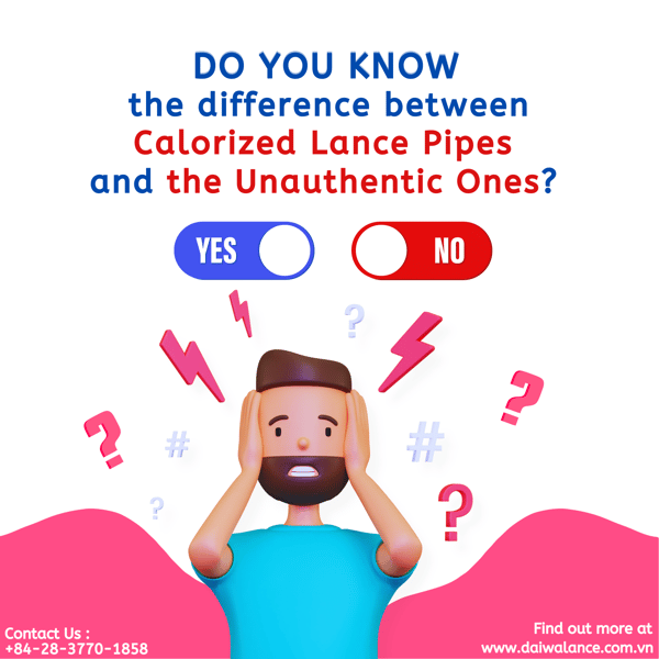 The difference between Calorized Lance Pipes and the Unauthentic Ones