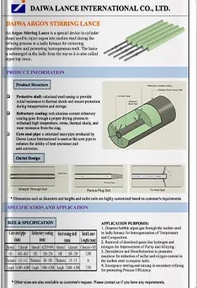 Daiwa Argon Stirring Lance & Heavy Concrete Lance