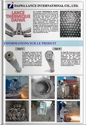 Catalogue de la Lance Thermique Daiwa