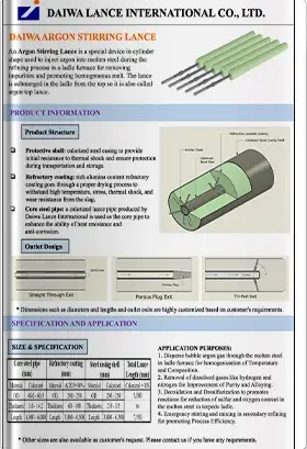 Daiwa Argon Stirring Lance & Heavy Concrete Lance
